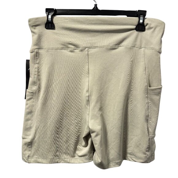 BSP Womens High-Waisted Athletic Shorts Sz XL Light Green shorts. NWT - Picture 6 of 12